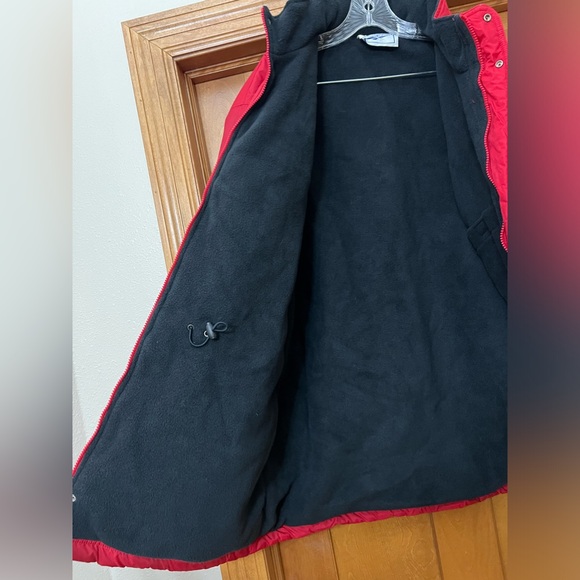 Vintage Reebok Wisconsin Badgers Fleece Lined Coat Jacket Size Large READ - Picture 2 of 16